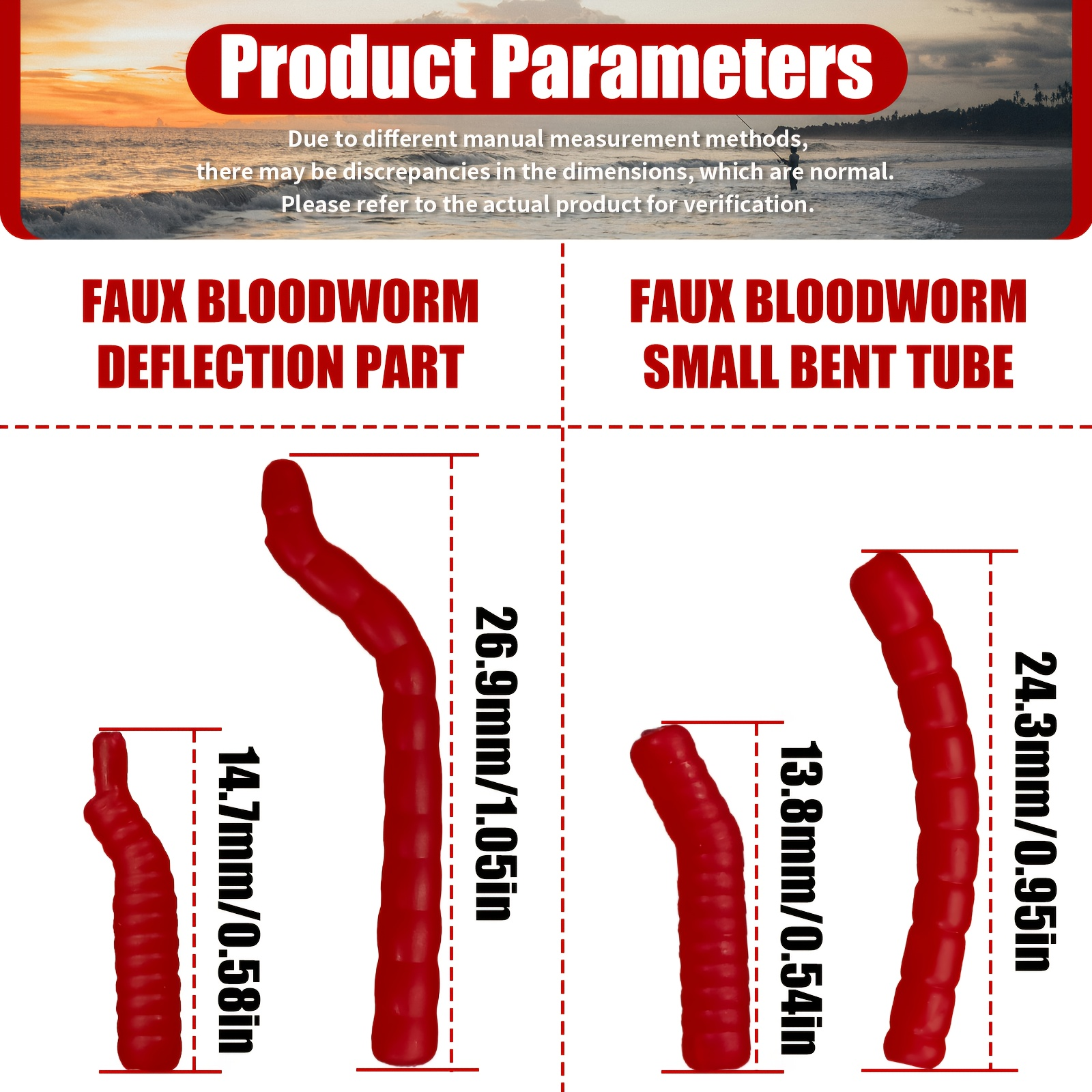 Red Artificial Bloodworm Hook  – Aglaonema Red recenzja i cena