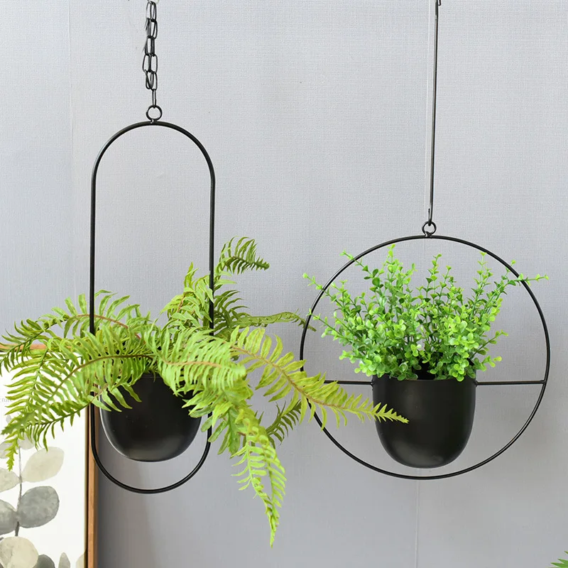 Wrought Iron Hanging Planter E – Spider Plant Hanging recenzja i cena
