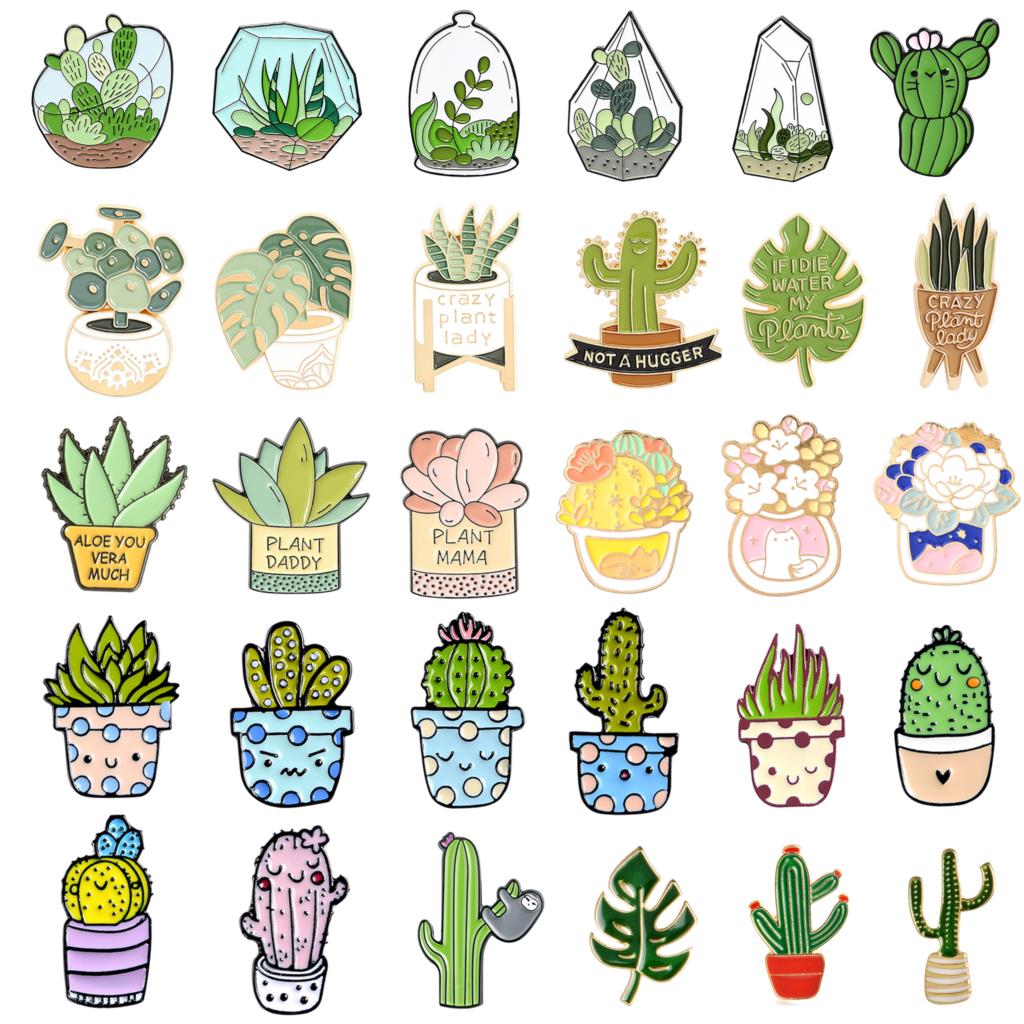 Potted Plant Brooch Monstera A – Aloe Vera Pot recenzja i cena