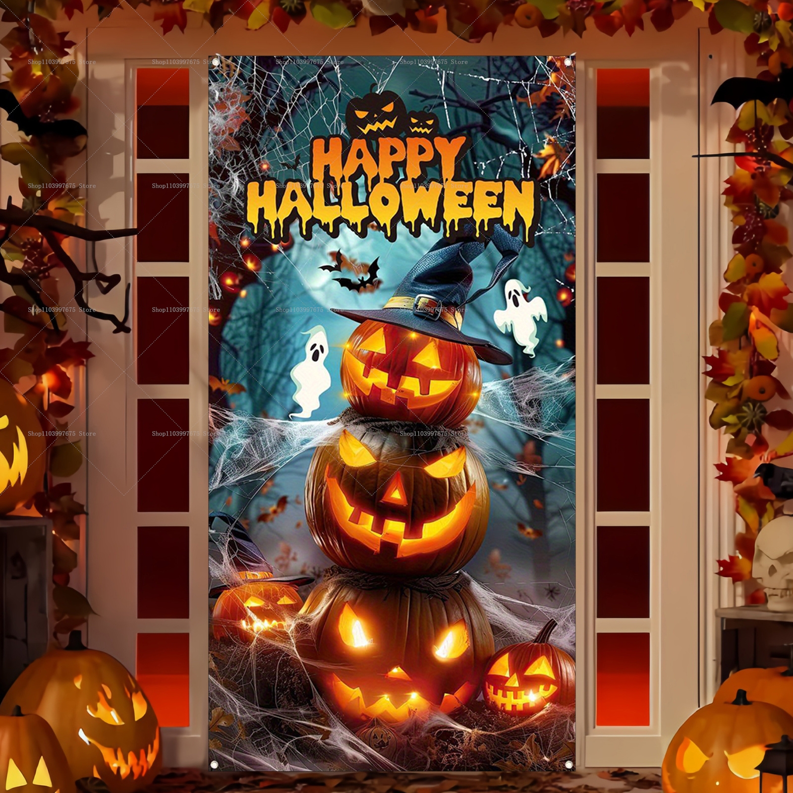 Happy Halloween Door Banner Ev – Spider Plant Hanging recenzja i cena