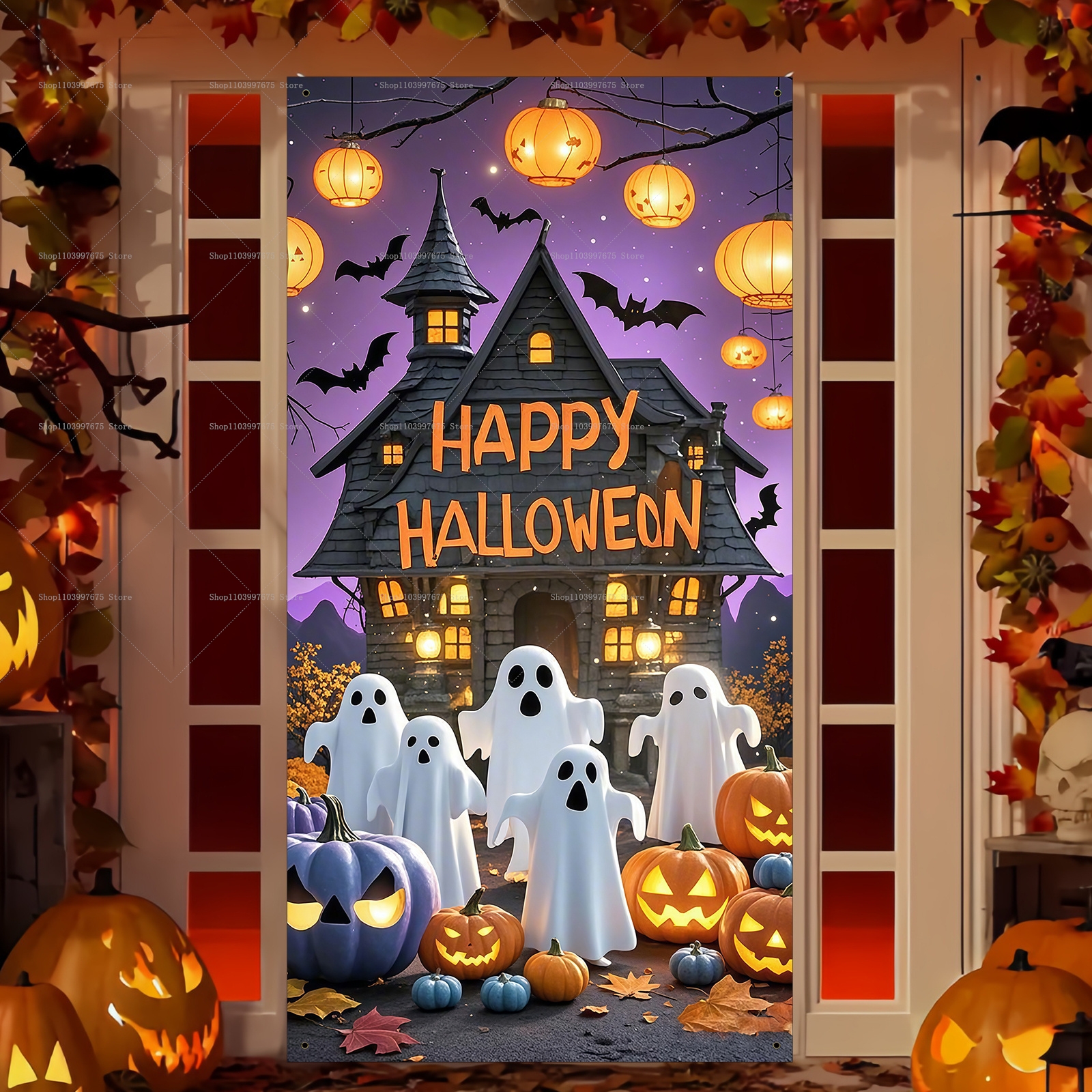 Happy Halloween Door Banner Ev – Spider Plant Hanging recenzja i cena