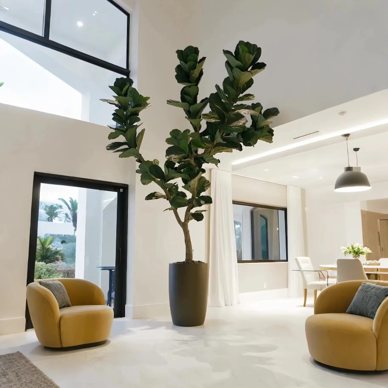 Artificial Plants Indoor Potte – Ficus Lyrata Tree recenzja i cena