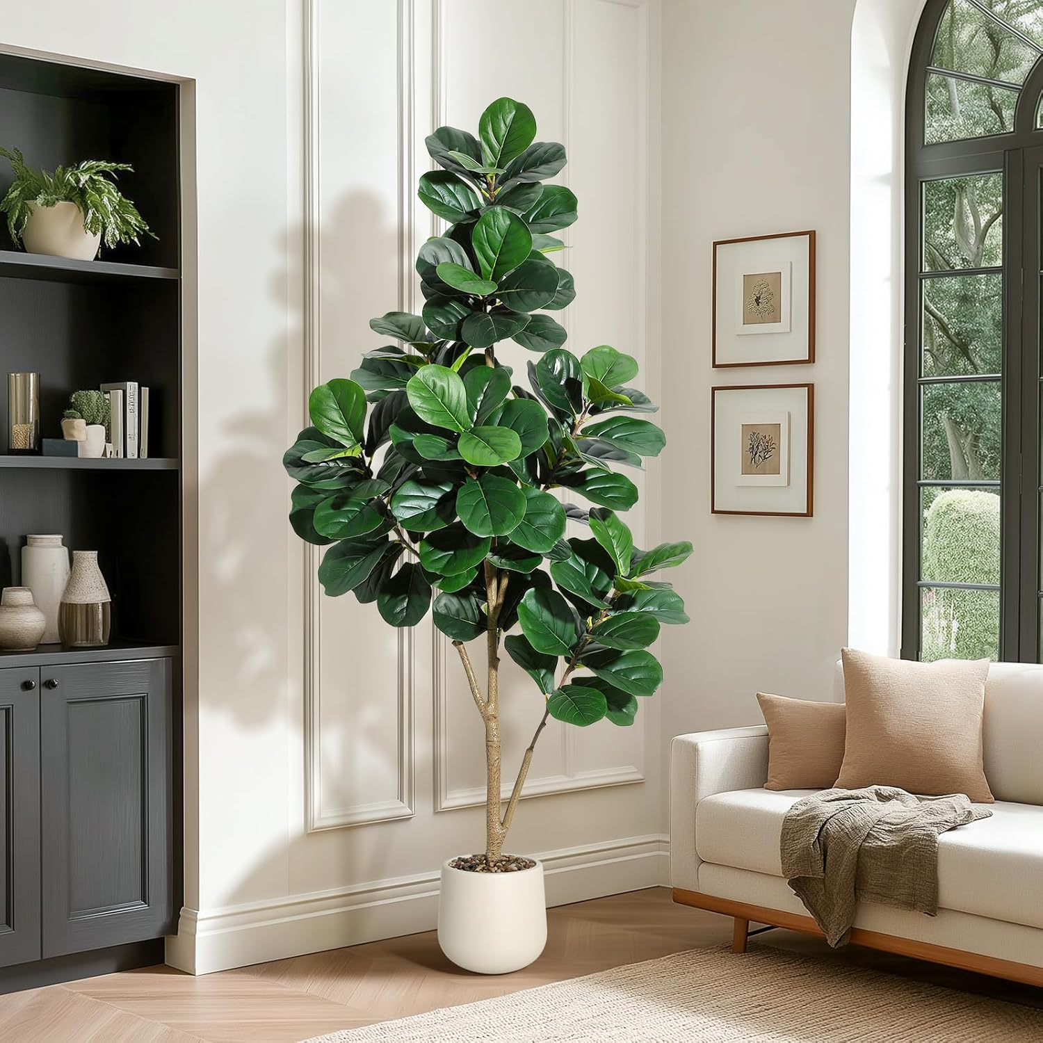 4-7 FT Fiddle Leaf Fig Tree Ar – Ficus Lyrata Tree recenzja i cena