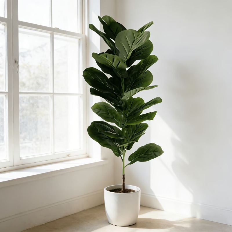 1Pc 100cm Artificial Ficus Lyr – Ficus Lyrata Tree recenzja i cena