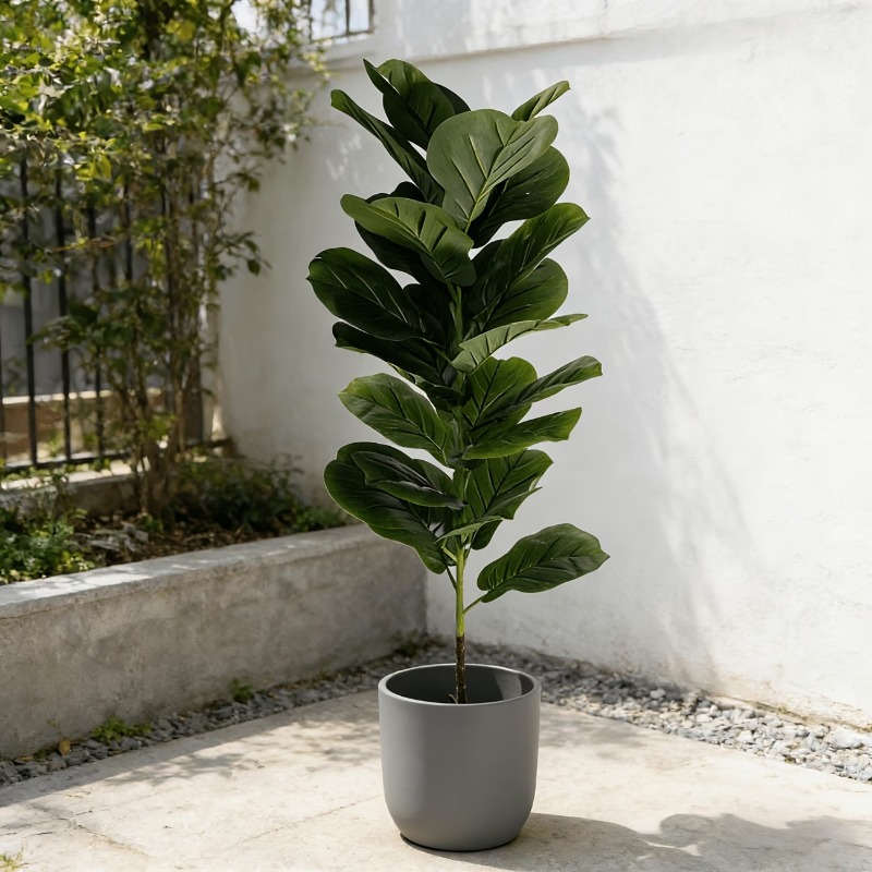 1Pc 100cm Artificial Ficus Lyr – Ficus Lyrata Tree recenzja i cena