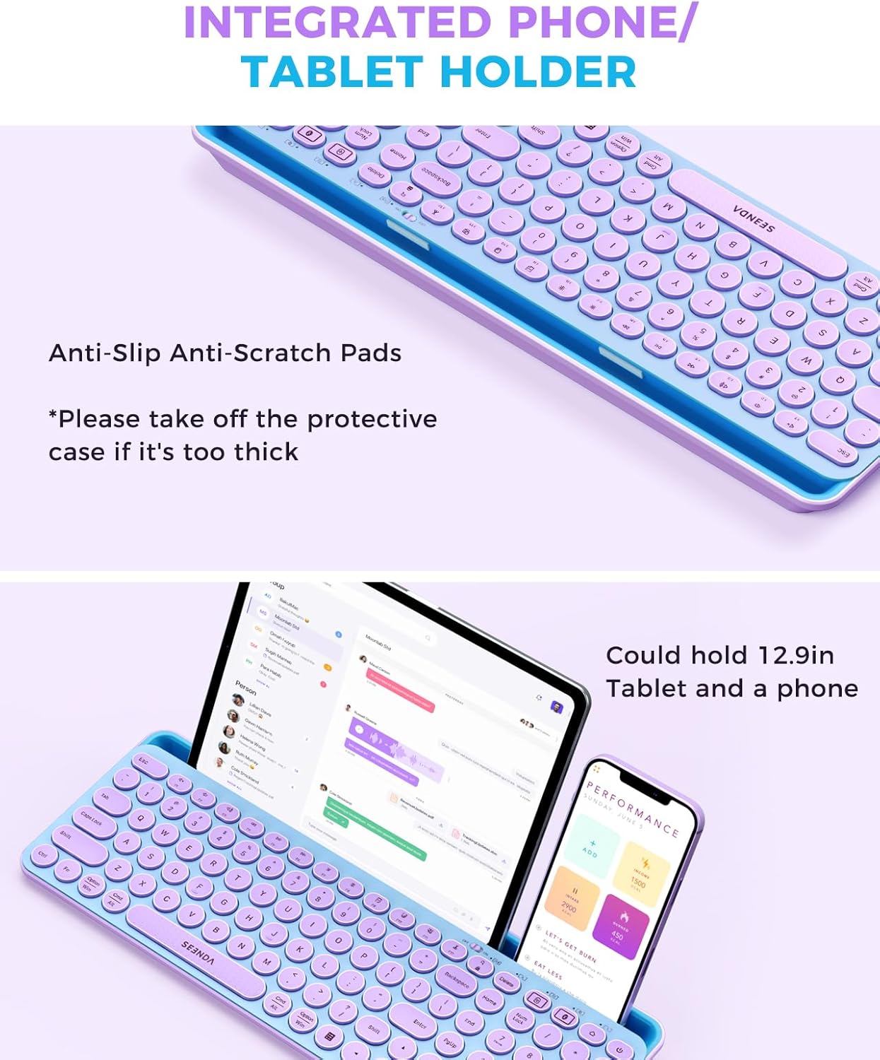 Wireless Keyboard and Mouse Co – Tradescantia Purple recenzja i cena