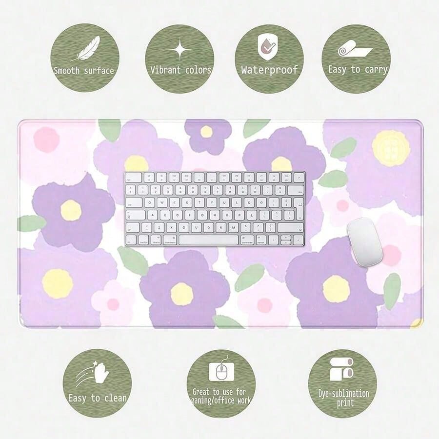 Purple Flower Mouse Pad - Larg – Tradescantia Purple recenzja i cena