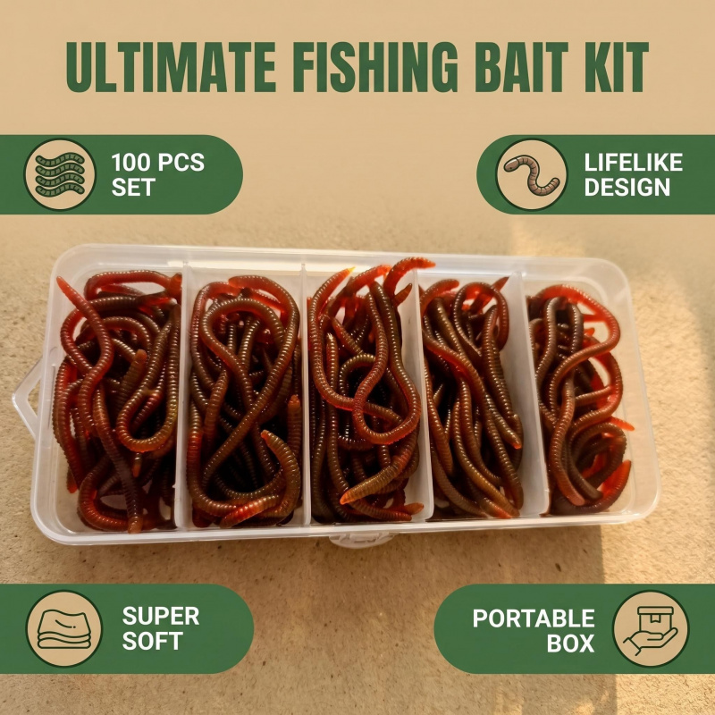 100pcs Soft Lure Bass Bream Bl – Aglaonema Red recenzja i cena