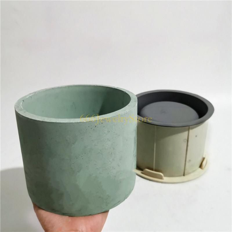 F2TD Large Round Concrete Flow – Echeveria Succulent recenzja i cena