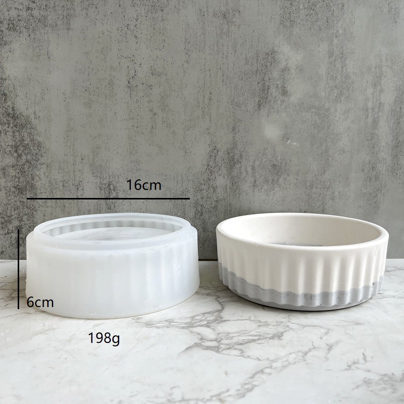 Stripe Flowerpot Silicone Mold – Echeveria Succulent recenzja i cena