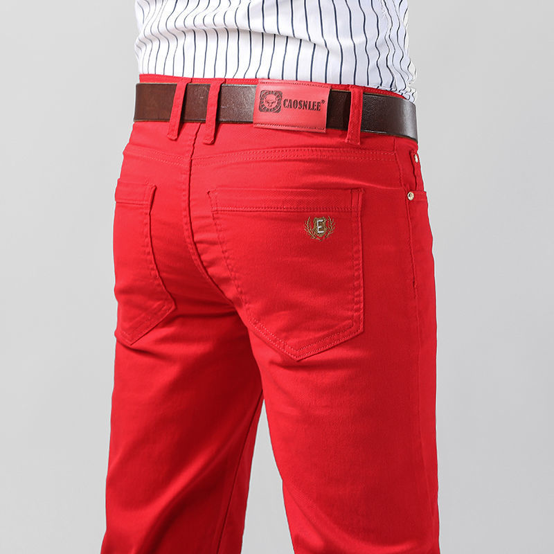 Men's Colorful Denim Stretch S – Aglaonema Red recenzja i cena