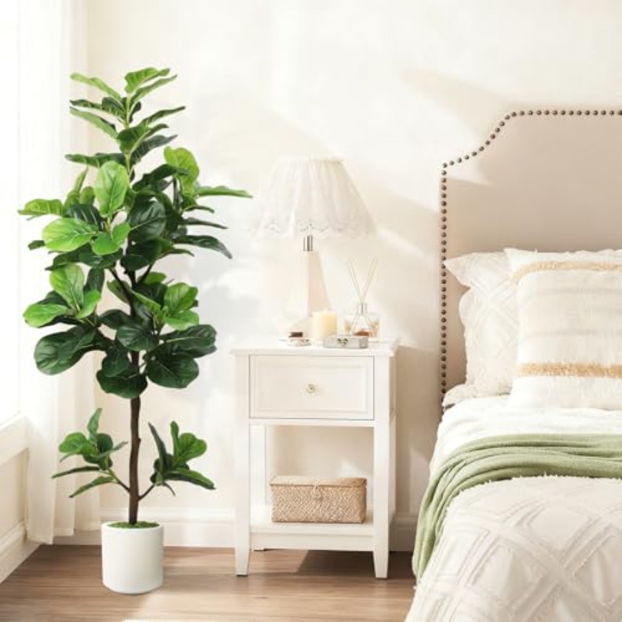5Feet Artificial Fiddle Leaf F – Ficus Lyrata Tree recenzja i cena