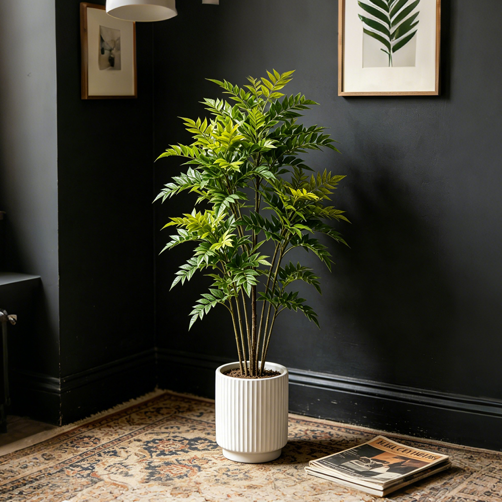 73-135cm Artificial Nandina Pl – Ficus Lyrata Tree recenzja i cena