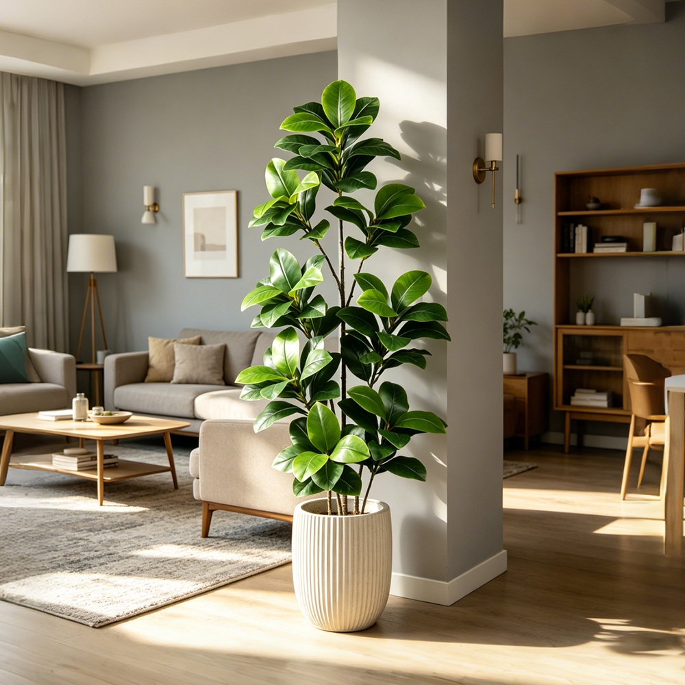74-140cm Large Artificial Bany – Ficus Lyrata Tree recenzja i cena