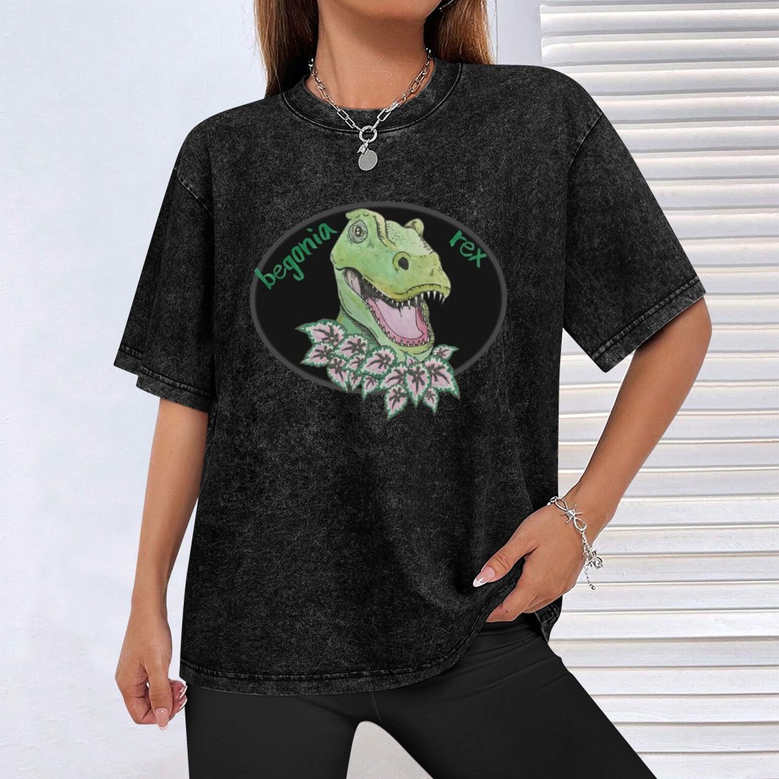 T rex begonia T-Shirt Big and  – Begonia Rex recenzja i cena