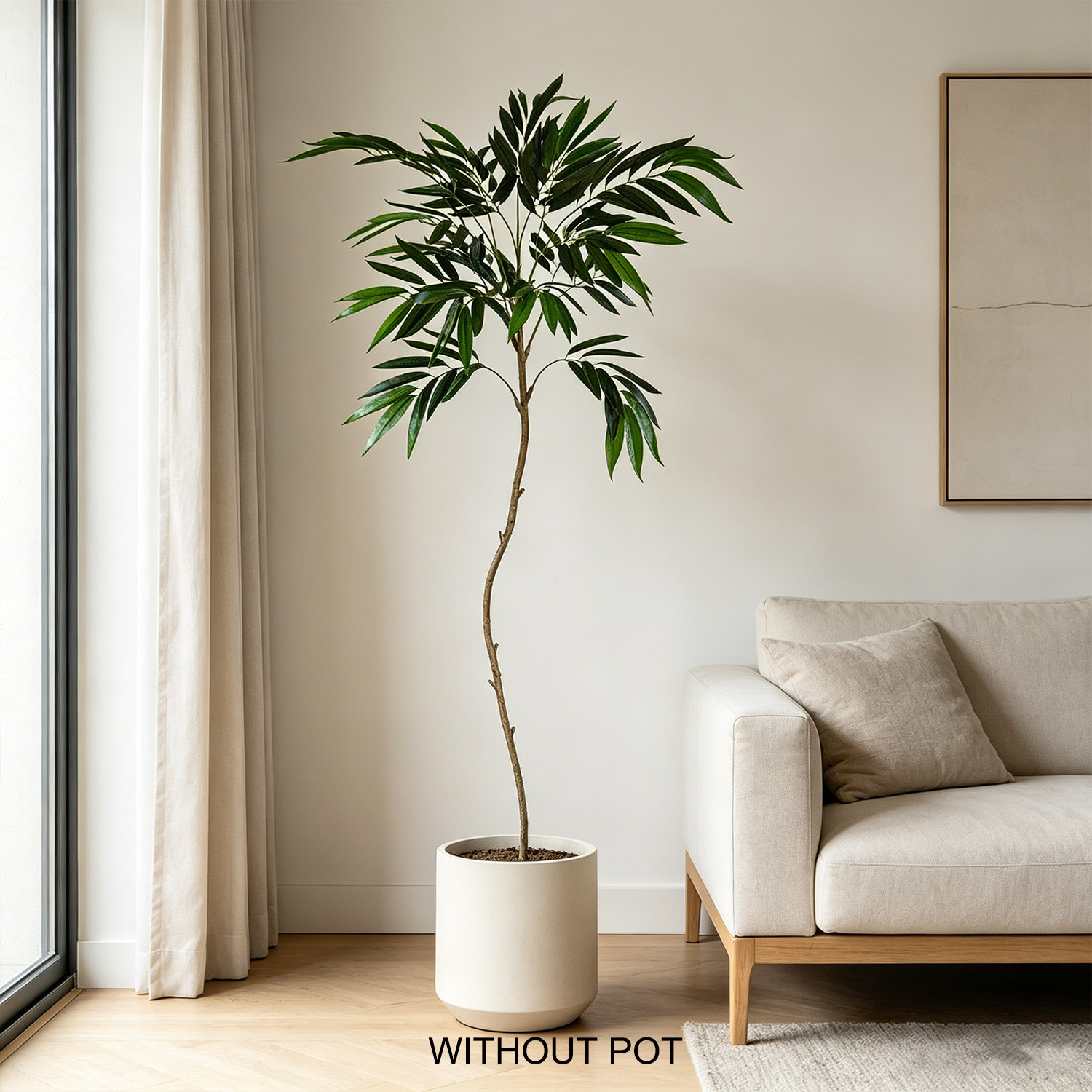 65-210cm/6.9ft Artificial Will – Ficus Lyrata Tree recenzja i cena