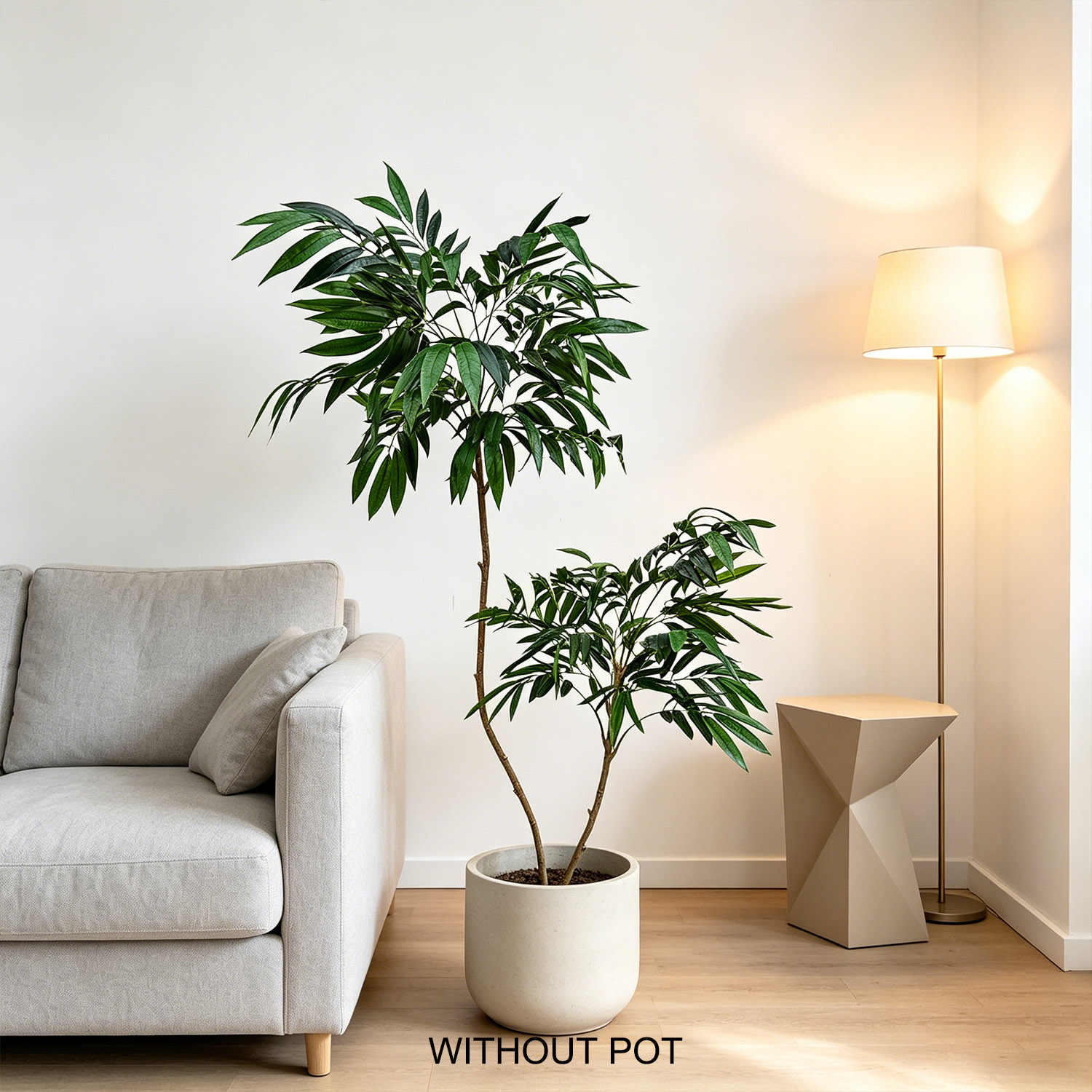65-210cm/6.9ft Artificial Will – Ficus Lyrata Tree recenzja i cena