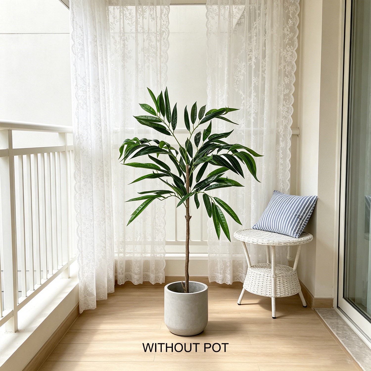 65-210cm/6.9ft Artificial Will – Ficus Lyrata Tree recenzja i cena